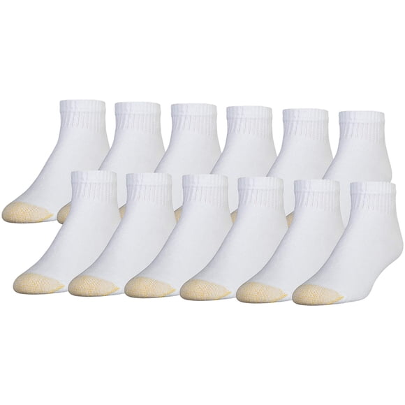 Calcetines GOLDTOE 656P de algodón, tobilleros deportivos, 12 pares, XL