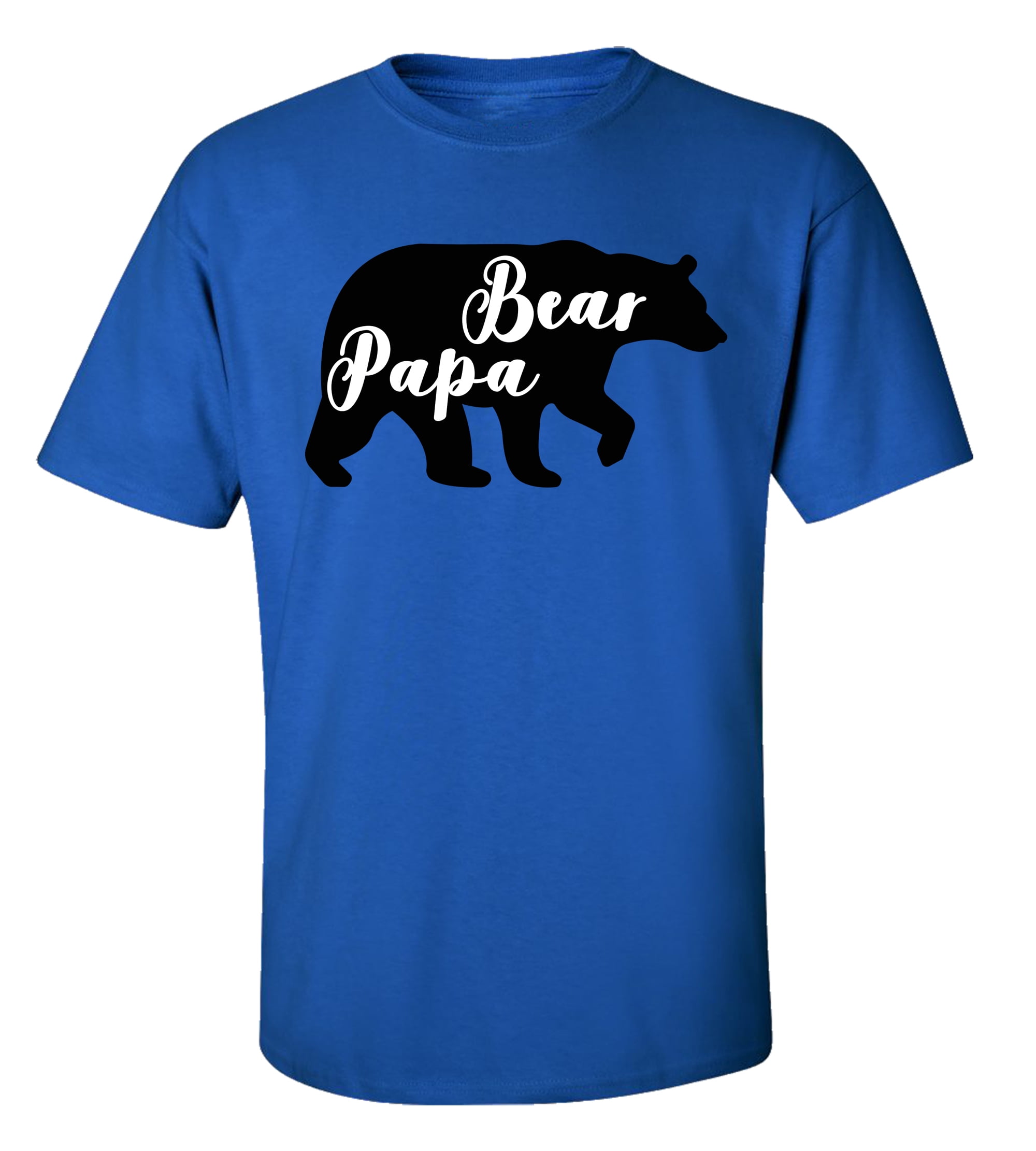 Father's Day Papa Bear Short Sleeve Tee Shirt Charcoal - Bild 26 von 33