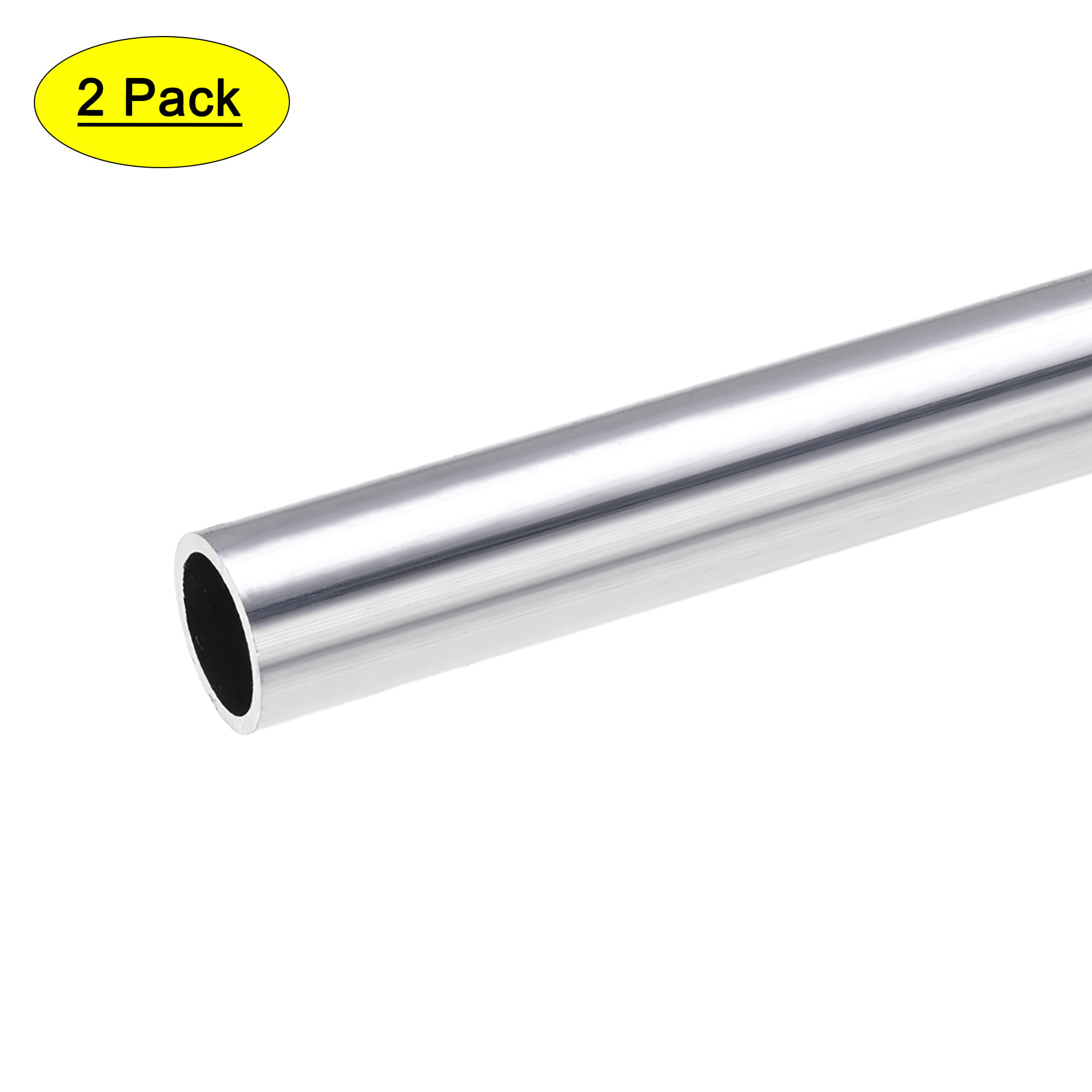 2 pieces 6063 Aluminum Round Tube 25mm OD 22mm Inner Diameter 100mm LENGTH PIPE