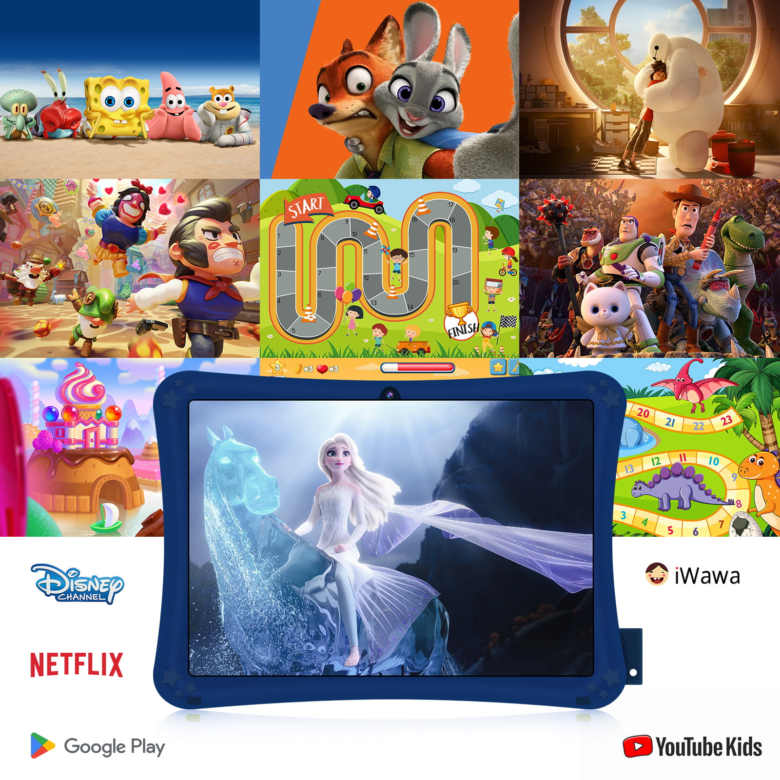 Tablet Kid Pad Wi-Fi Multilaser 32GB Tela 7 Android 11 Azul - Ibyte