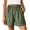 Army Green1, variant on Kojanyu Women's Elastic Waist Drawstring Loose Biker Shorts Casual Summer Bermuda Running Shorts with Pockets