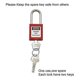 thumbnail image 5 of 10 Red Lockout Tagout Locks with 10 Lock Out Tags, Keyed Different, Compliant Safety Locks, 5 of 5