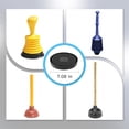 thumbnail image 2 of 2Pcs Plunger Holder, Black Plunger Tray, Universal Plunger Mat for Toilet Plunger, Toilet Plunger Holder Only, Toilet Plunger Stand Catches Drips from Plunger, Dries Quickly, 2 of 7