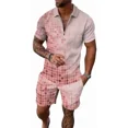 thumbnail image 1 of Conjunto De Camisa Polo Y Pantalones Cortos Para Hombre, 1 of 3