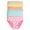 Assorted Color (6 Pack), variant on Angelina Cotton Bikini Panties with Roses and Stripes Design (12-Pack)