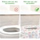 thumbnail image 2 of 20 piezas Funda de asiento de inodoro desechable impermeable, Almohadillas de papel para asiento de inodoro Funda de asiento de inodoro para orinal Funda de asiento de inodoro desechable antideslizant, 2 of 5