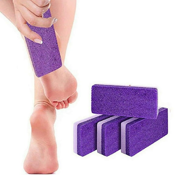 LEAQU 6Pcs Pumice Stone Sponge Block Premium Foot File and Scrubber Callus Remover for Feet Hands and Body Perfect Pedicure Beauty Tools for Exfoliation to Remove Dead Skin