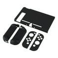 thumbnail image 5 of PlayVital Back Cover for Nintendo Switch Console, Handheld Controller Separable Hard Shell for NS Joycon, Customized Dockable Protective Case for Nintendo Switch - Black, 5 of 9