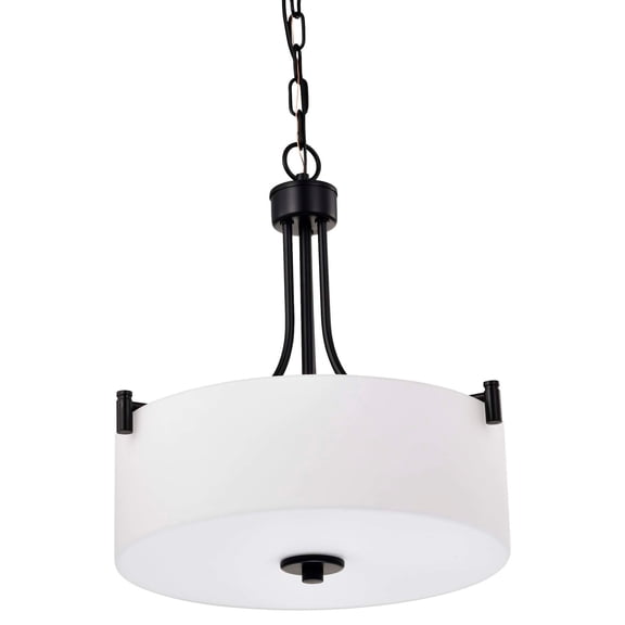 Nuvo Lighting 60/8214 Liam 3 Light 16" Wide Pendant - Black