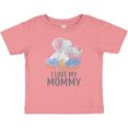 thumbnail image 3 of Inktastic I Love My Mommy Cute Elephants in Night Sky Boys or Girls Baby T-Shirt, 3 of 5