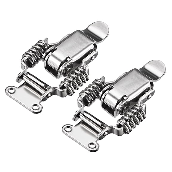 Uxcell 304 Stainless Steel Spring Loaded Toggle Latch Catch Clamp 68mm 2pcs