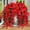 Red, variant on 20 Inch Artificial Hanging Morning Glory Plants Realistic Trailing Vines For Outdoor Spring Summer Porch Patio Home Decor 1Pc