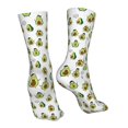 thumbnail image 7 of KLL Avocado Friends Print Womens Crew Socks Athletic Middle Tube Long Socks Novelty Socks Gifts For Men, 7 of 7