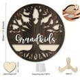 thumbnail image 3 of Mother's Day Gifts Family Frame Sign 3D Wooden Family Tree Home Decor Gifts for Family, Mothers Day Gifts for Mom Grandma Customized Family Name Sign 1PCS, 3 of 7