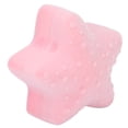 thumbnail image 1 of Caja de Anillo ANGGREK Estuche de Viaje Organizador Forma de Estrella de Mar Pequeña Rosa Flocado, 1 of 8