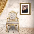thumbnail image 3 of Petitjean, Hippolyte 12x14 Gold Ornate Wood Framed with Double Matting Museum Art Print Titled - Portrait De Femme, 3 of 4