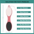 thumbnail image 3 of FrostHike Multi Purpose 4 in 1 Feet Pedicure Tools with Foot Scrubber. Pumice Stone. Foot Rasp and Sand Paper for Home Foot Care (Red PedicureFootFile), 3 of 5