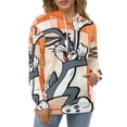 thumbnail image 7 of Looney Tunes Bugs Bunny Hoodie 3D Print Pullover Hooded Long Sleeve Sweatshirts Tops Blouse with Pocket for Mens Womens, 7 of 7