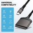 thumbnail image 4 of CY 5Gbps USB-C Type-C to SATA 22 Pin Adapter Cable for 2.5" Hard Disk Driver SSD Laptop, 4 of 7