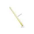 thumbnail image 4 of INSPIRE CHIC Men's Solid Color Narrow Stripes Necktie Graduation Suit Formal Ties Yellow, 4 of 5