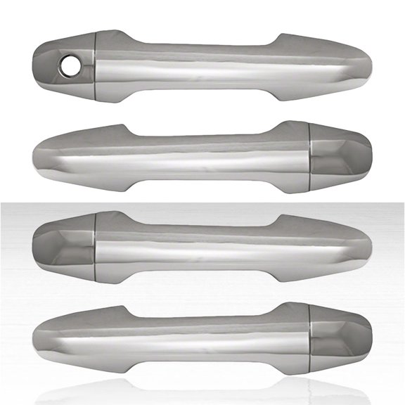 Set of 4 Door Handle Covers for 2016-2020 Toyota Tacoma SR/TRD - Chrome w/o Smart