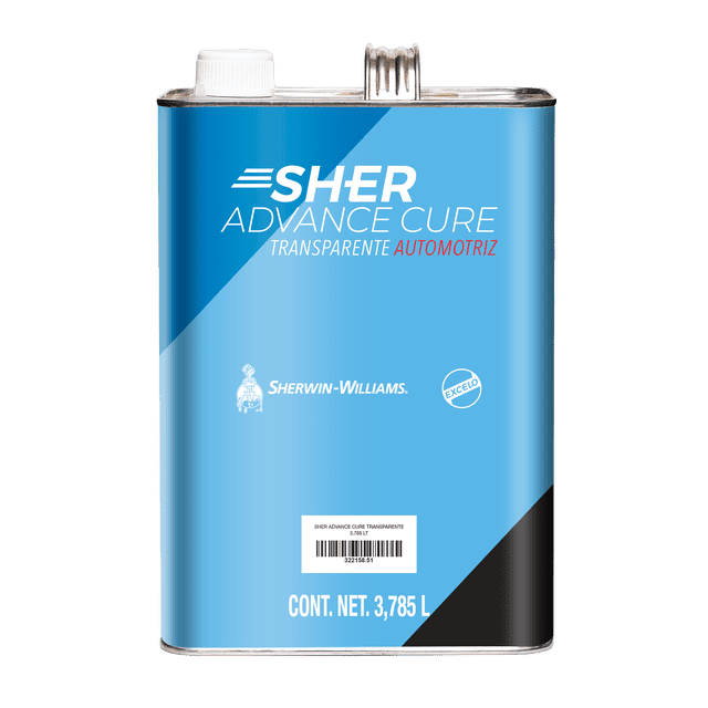 Transparente Automotriz Sherwin Williams Sher Advance Cure 3.785 Lt