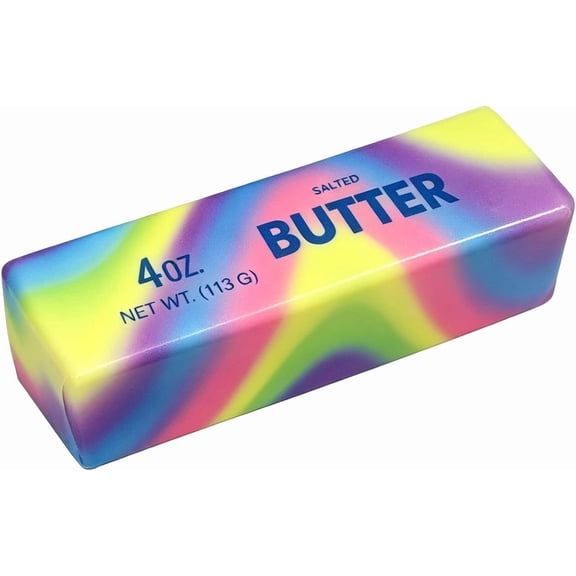 Butter Stick Fidget Toy, Slow Rebound Cute Butter Squeeze Stress Balls,Slow Rising Portable Squishy for Adults Anxiety & Stress Relief, Sensory Gifts for Office, Home