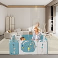 thumbnail image 6 of Kids and Toddlers' Playpen,Kids Activity Center Safety Play Yard for Indoor&Outdoor,Plastic,Portable,59"x59", 6 of 6