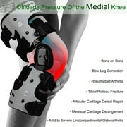 Orthomen OA Unloader Knee Brace Support for Arthritis Pain, Osteoarthritis, Knee Degeneration (Left)