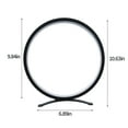 thumbnail image 3 of Desk Lamps for Bedroom,Bedside Table Lamp for Bedroom,Small Bedroom Lamps,Table Lamp,Metal Ring Table Lamp Bedside Table Bedside Lamp,Modern Reduce Lamp/Bedroom/Living Room LED Warm Light,10 Inch, 3 of 7