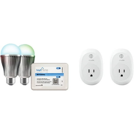 TP-Link HS110 Smart Kit (with Bayit Home Automation BH1805 Lighting Starter Kit), No Hub Required TP-Link HS110 Smart Kit (with Bayit Home Automation BH1805 Lighting Starter Kit), No Hub Required