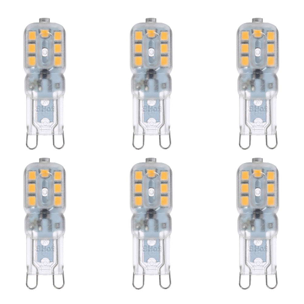 6PCS/Set 3W G9 LED Bulb Halogen Warm White High Light Energy Saving