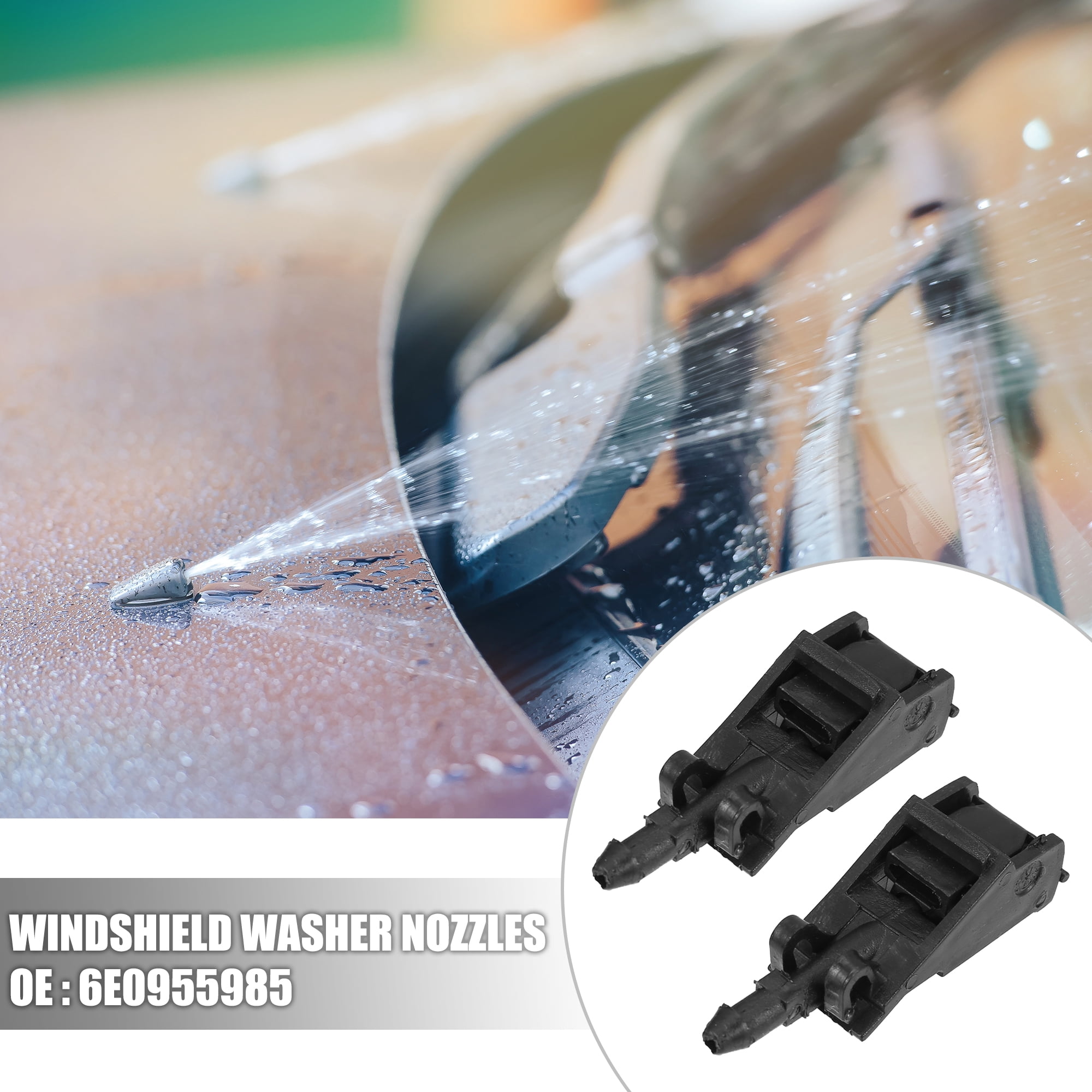 Unique Bargains Windshield Washer Nozzle Kit for Volkswagen Jetta 1999-2012