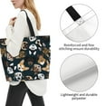 thumbnail image 3 of Balery Dogs Bolsa Tote Estilo Estético con Cremalleras, Bolsa de Hombro, Bolsa de Compras Grande y Plegable, 3 of 8