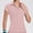 Pink, variant on Women's V Neck Golf Shirts Short Sleeve Tennis Shirt Collared Workout Tops Quick Dry Yellow