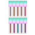 thumbnail image 2 of 10 Color Liquid Shadow Suit Flash Color Makeup Box Suitable For Novices,Green Makeup Eye Shadow, 2 of 9