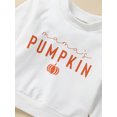 thumbnail image 6 of RUINIXCW Toddler Baby Girl Boy Halloween Sweatshirt Outfit Newborn Infant Fall Winter Sweatshirt Mama's Pumpkin Print Long Sleeve Pullovers Shirt Top, 6 of 8