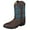 Brown, variant on SMOKY MOUNTAIN BOOTS Unisex Kids' Monterey Western Boots, Color: Brown with Turquoise Stitch, Size: 5.5