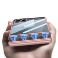 thumbnail image 5 of Allytechgroup Galaxy Z Flip 6 Case with Build in Screen Protector, Hinge Protection Magnetic Cover Support Wireless Charging Full Body Shockproof Slim Fit Shell Cover for Samsung Galaxy Z Flip 6, 5 of 8