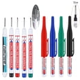 thumbnail image 2 of 4/8Pcs/Set Woodworking Long Head Markers Pen Bathroom Decoration Multi-purpose Waterproof Deep Hole Marker Pens Tools Set, 2 of 5