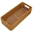 thumbnail image 4 of Nishuna Woven Cutlery Storage Basket Tabletop Cutlery Basket Imitation Rattan Tableware Basket, 4 of 6