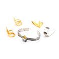 thumbnail image 1 of 1 Ensemble de Pics à Doigt en Acier Inoxydable pour Guitare avec Bracelet Manchette Aigle pour Hommes et Femmes, 1 of 6