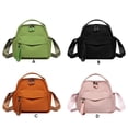 thumbnail image 3 of Guardurnaity Bolsos cruzados de nailon para entusiastas del transporte diario, bolso de mano genérico, bolso de hombro, gran capacidad, con Bolsas de mensajero y de hombro naranja, 3 of 6