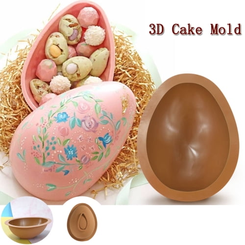 Skytail Easter Egg Mold 8 - Slot Easter Egg Shaped Cake Decorating Mold  Trays for Chocolate Candies