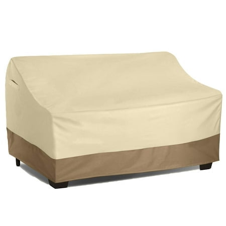 Vanteriam Waterproof Bench/Loveseat Cover Large Outdoor Furniture Covers Waterproof for Loveseat/Bench.