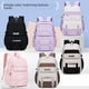 thumbnail image 3 of Mochila para estudiantes de secundaria de gran capacidad, moderna, informal, sencilla, para viajes, con reducción de carga y descompresión, 3 of 6
