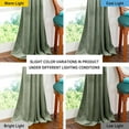 BXSM Sage Green Blackout Velvet Curtains 84 inches Long 2 Panels (62
