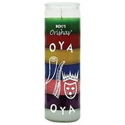 Indio 7DAY Candle-OYA 7 Color:Orishas 7 Day Glass Candle OYA - 7 Colors