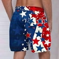 thumbnail image 4 of cllios Independence Day Men Swim Trunks Big and Tall Quick Dry Board Shorts 4th of July American Flag Bathing Suits Swimwear Summer Holiday Beach Shorts Day Today, 4 of 4