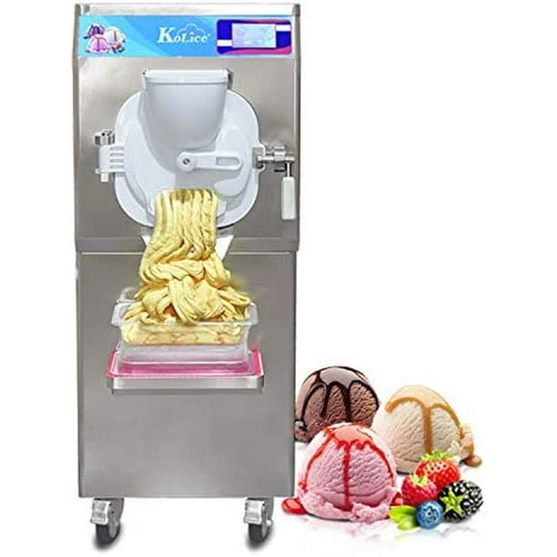 Kolice commercial gelato hard ice cream machine,italian water ice maker, batch freezer14L